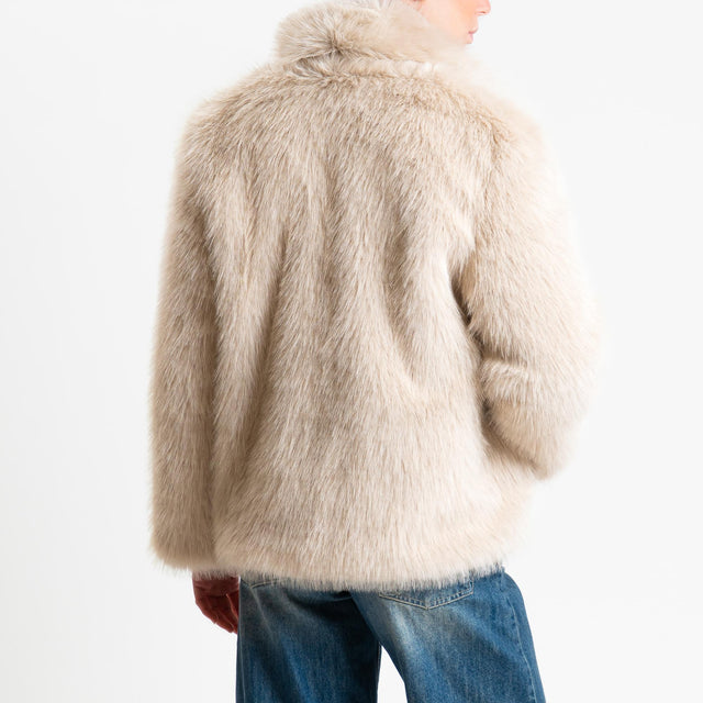 Tensione in-Ecopelliccia - burro