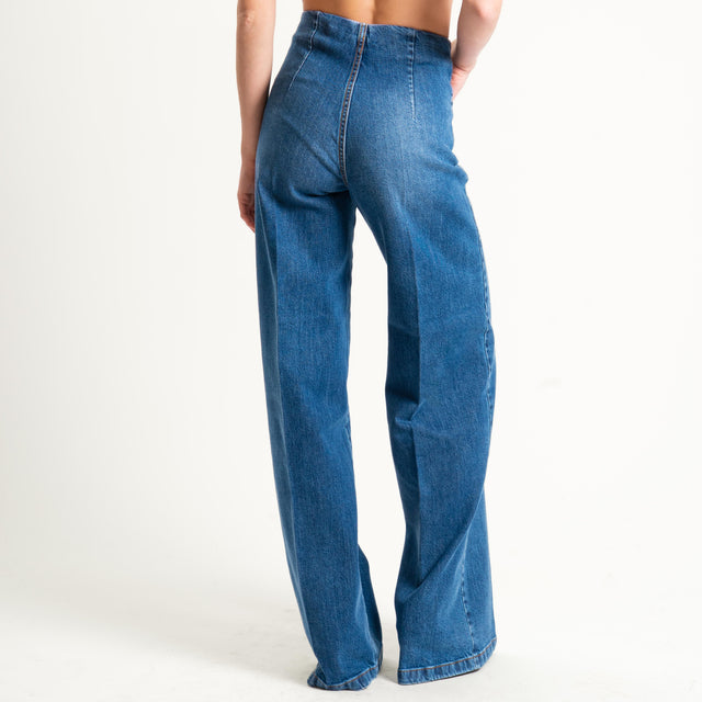 Tensione in-Jeans tasche davanti - denim