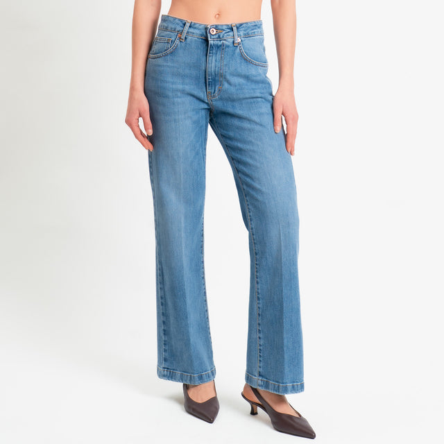 Tensione in-Jeans bootcut 5 tasche - denim