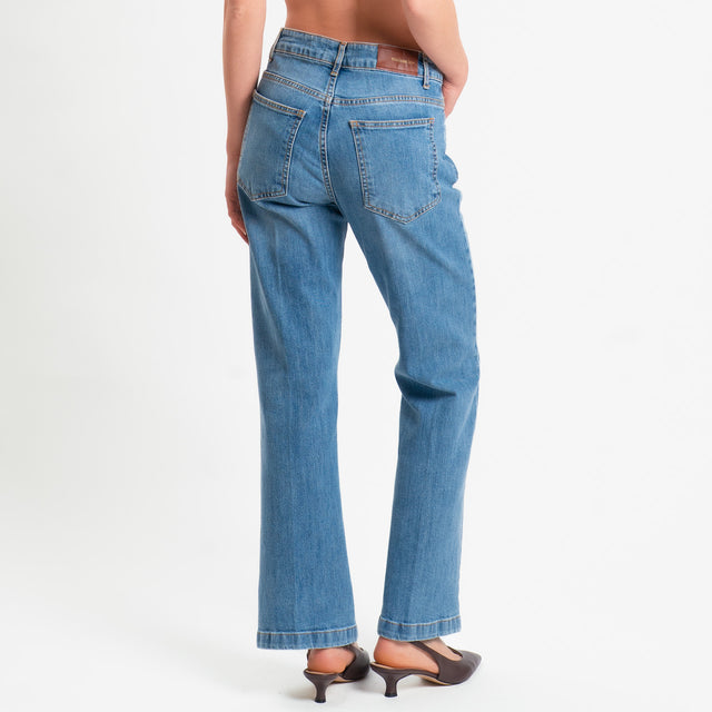 Tensione in-Jeans bootcut 5 tasche - denim