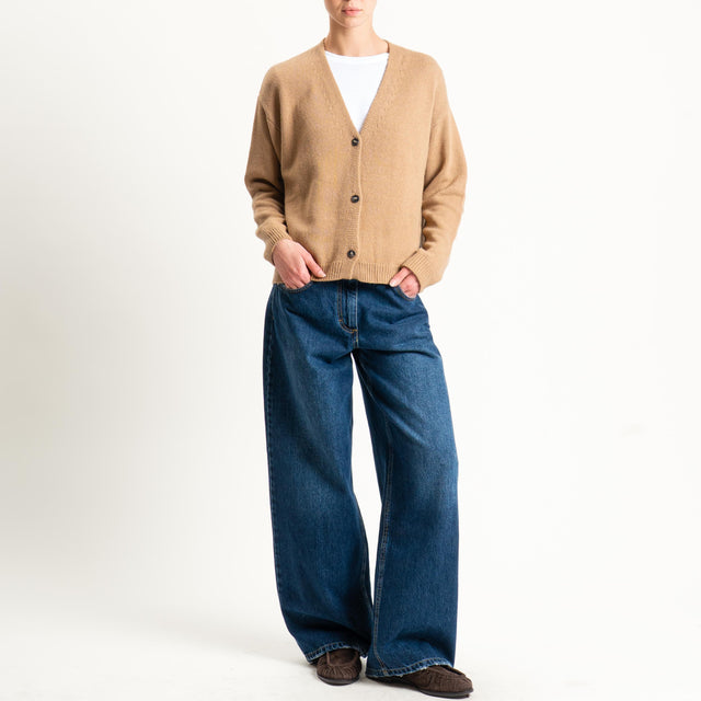 Tensione in-Cardigan misto cashmere - camel