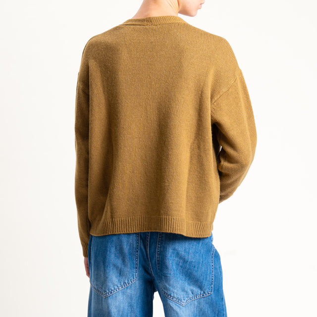 Tensione in-Cardigan misto cashmere - olio