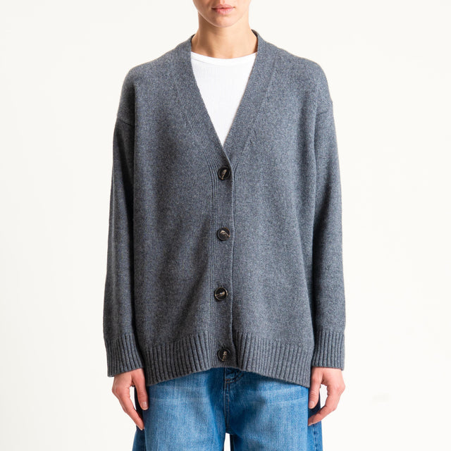 Tensione in-Cardigan misto cashmere - antracite