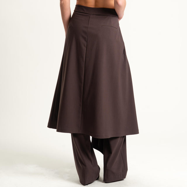 Tensione in-Pantalone portafoglio - moro