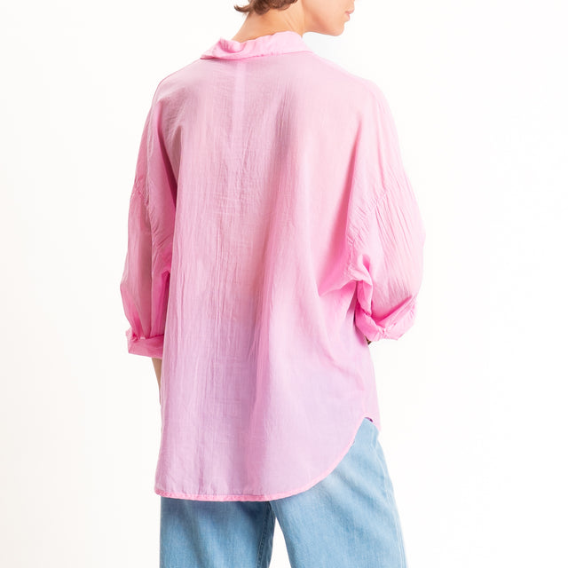 Tensione in-Camicia mussola con taschino - bubble