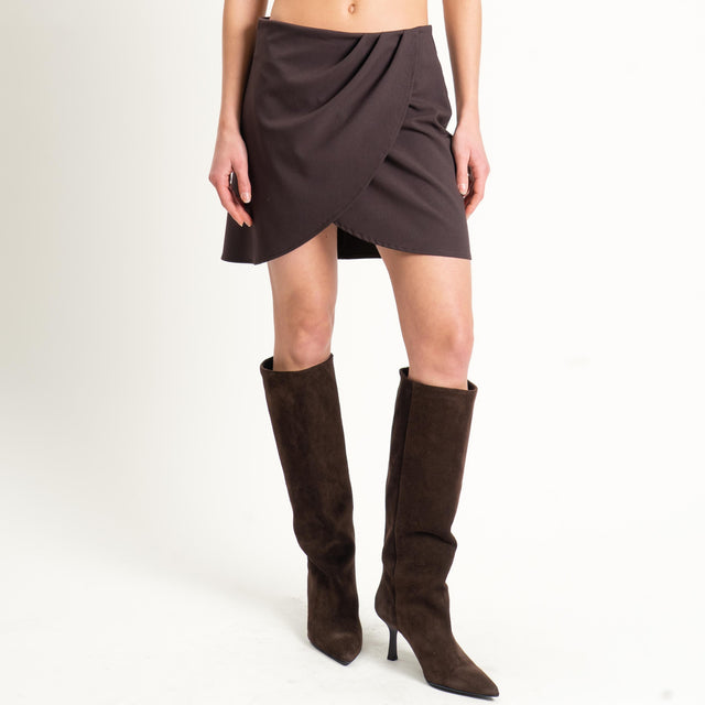 Tensione in-Minigonna portafoglio - moro