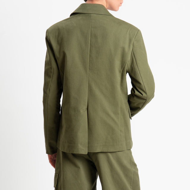 Tensione in-Giacca chiusura asimmetrica - militare