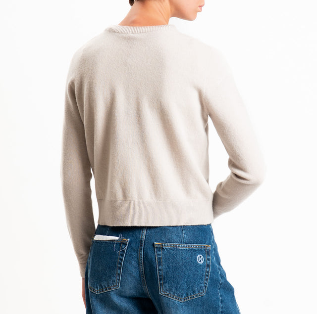 Tensione in-Cardigan 100% LANA SOFT - cacha