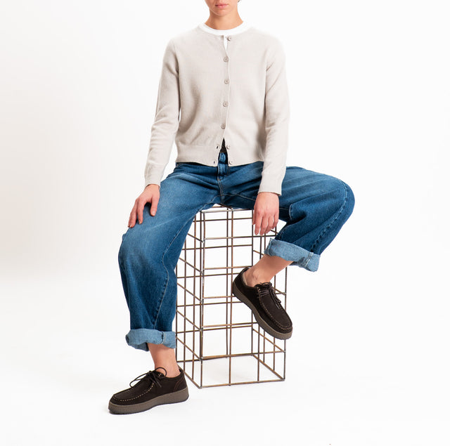 Tensione in-Cardigan 100% LANA SOFT - cacha