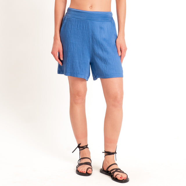 Tensione in-Completo lyocell top+shorts - denim