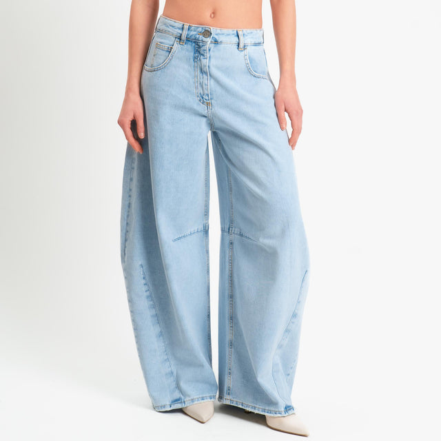 Tensione in-Jeans LOUVRE barrel relaxed fit - denim chiaro