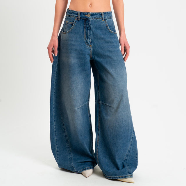 Tensione in-Jeans LOUVRE barrel relaxed fit - denim