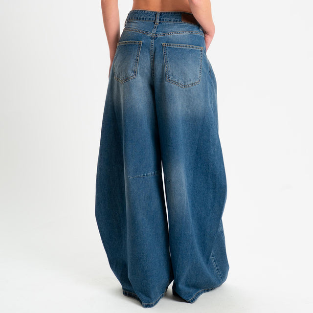 Tensione in-Jeans LOUVRE barrel relaxed fit - denim