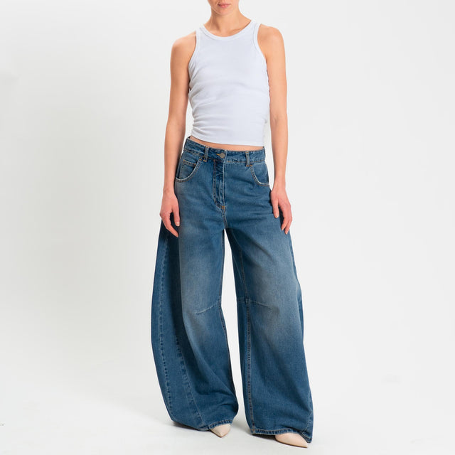 Tensione in-Jeans LOUVRE barrel relaxed fit - denim