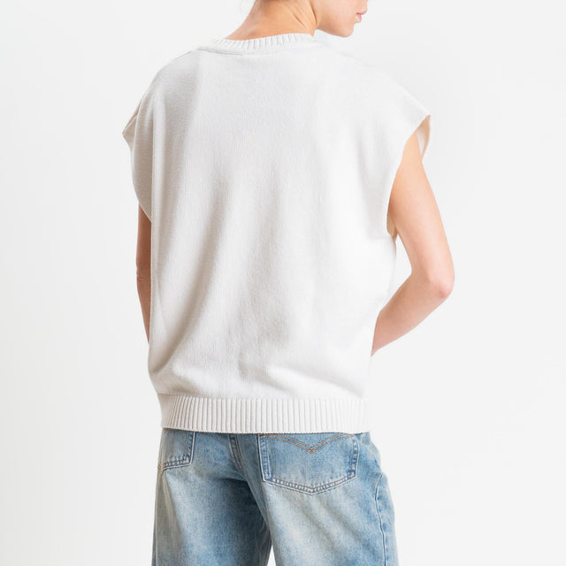 Tensione in-Gilet N5 - white/brown