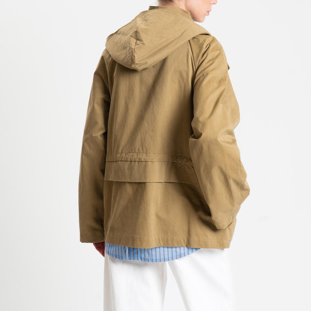 Tensione in-Giacca cappuccio rimovibile - sabbia