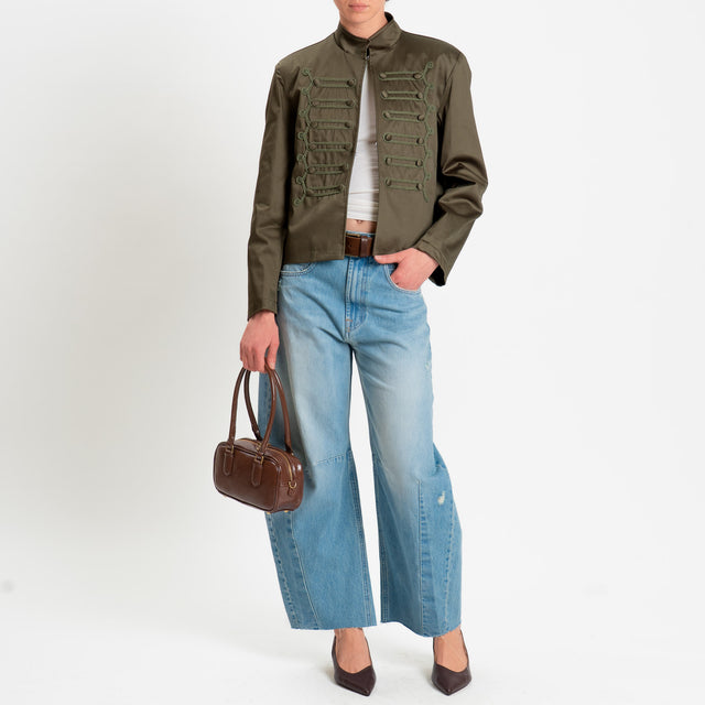 Tensione in-Giacca napoleon - salvia