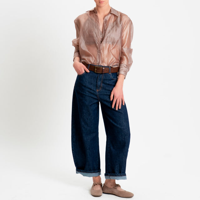 Tensione in-Camicia + Top in pizzo - bronzo