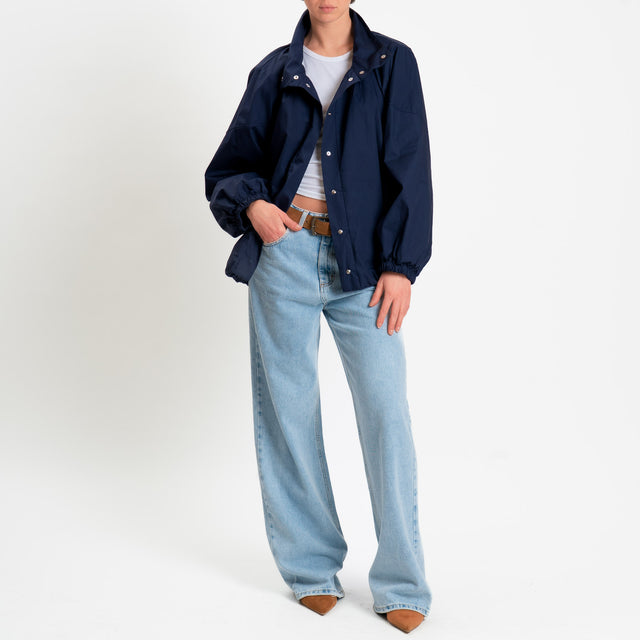 Tensione in-Bomber oversize - blu