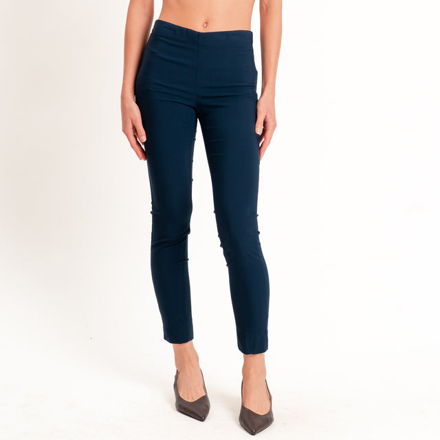 Tensione in-Pantalone slim lungezza alla caviglia - blu
