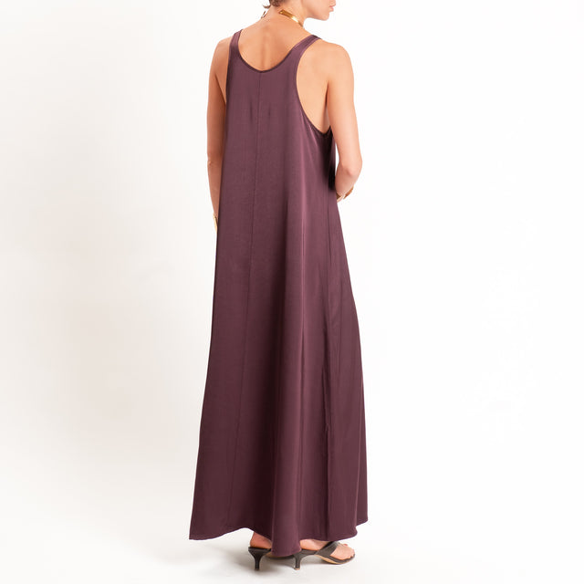 Tensione in-Abito vogatore in satin - burgundy