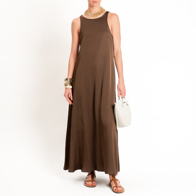Tensione in-Abito vogatore in satin - caffe'