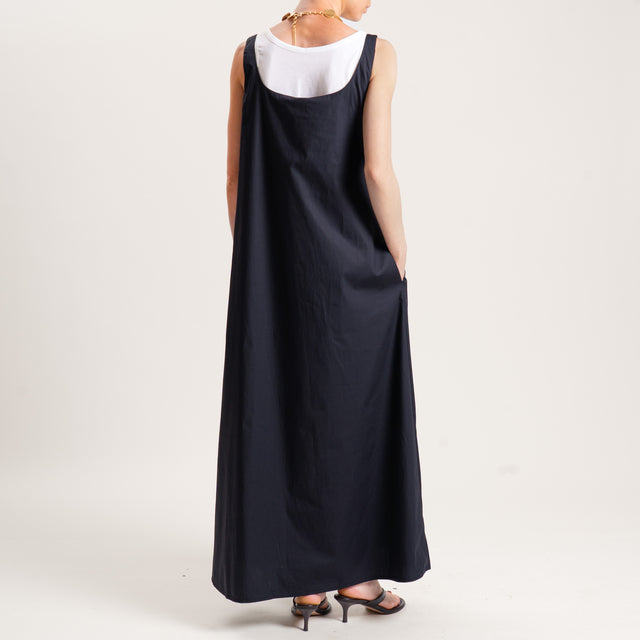 Tensione in-Abito tela parachute con top - nero