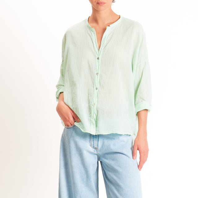 Tensione in-Camicia in mussola - acqua