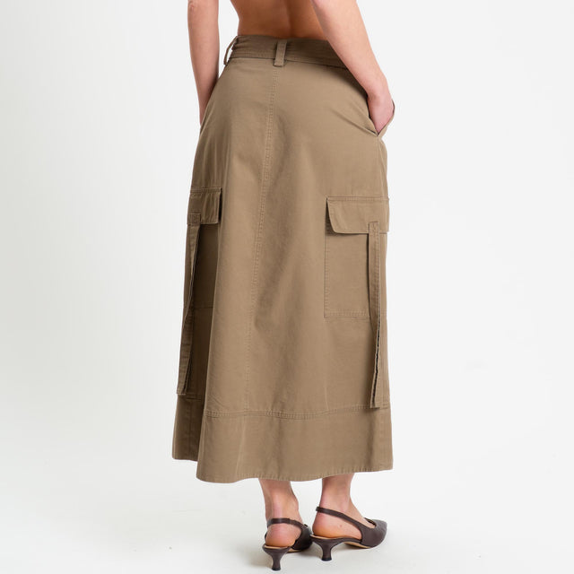 Tensione in-Gonna cargo portafoglio - fango