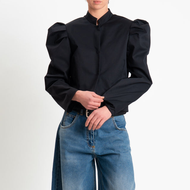 Tensione in-Giacca manica a sbuffo - nero