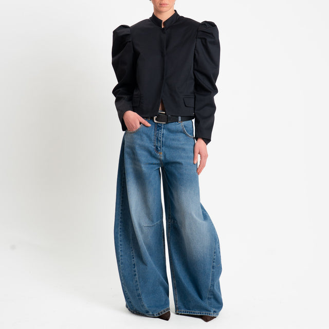 Tensione in-Giacca manica a sbuffo - nero