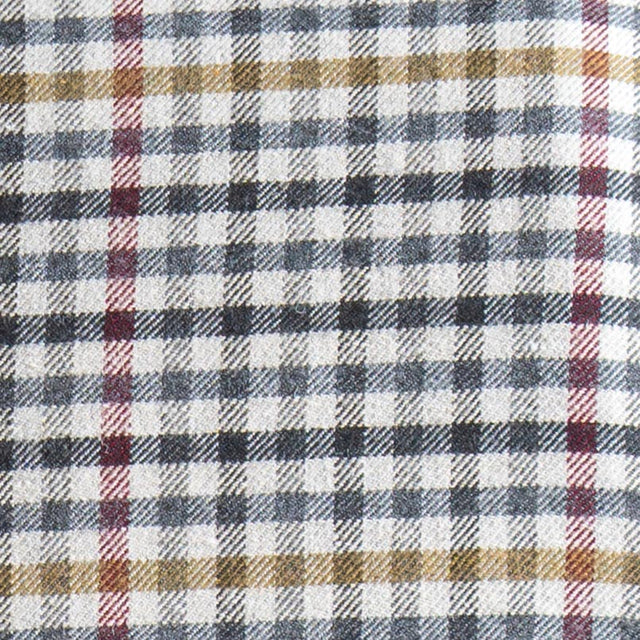 Tensione in-Pantalone quadri con pinces - grigio/nero/senape