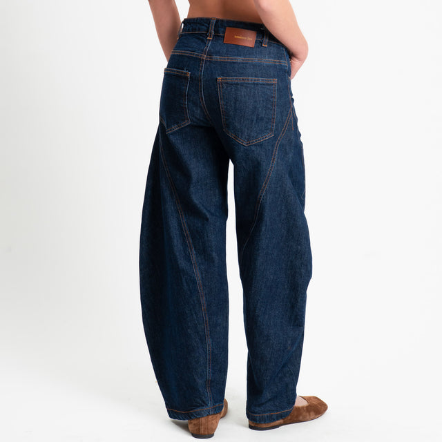 Tensione in-Jeans balloon barrel fit - denim scuro