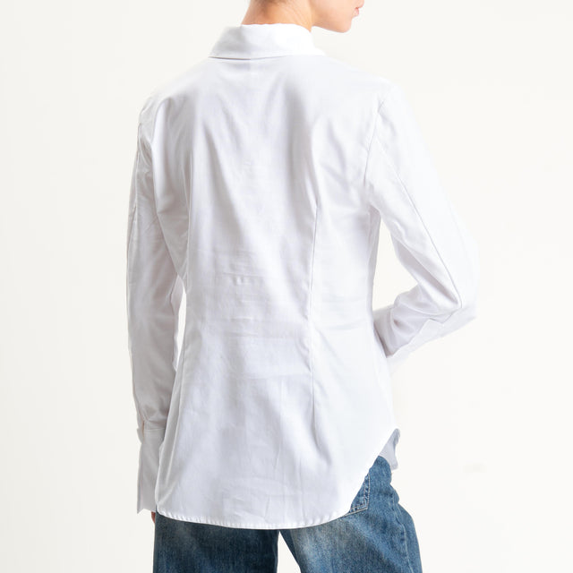 Tensione in-Camicia slimfit - bianco