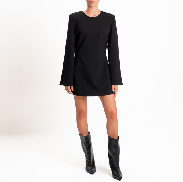 Tensione in-Abito con spalline - nero