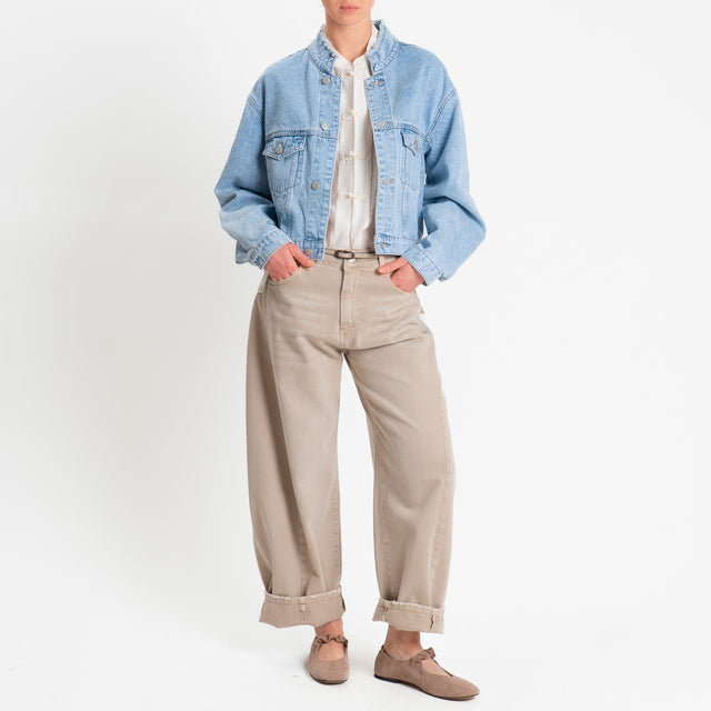 Tensione in-Pantalone drill barrel fit - sand