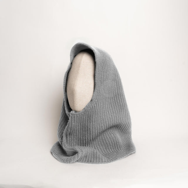 Vicolo-Balaclava coste inglesi misto cashmere - grigio