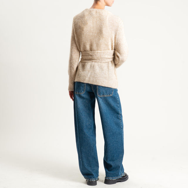 Vicolo-Cardigan mohair - sand