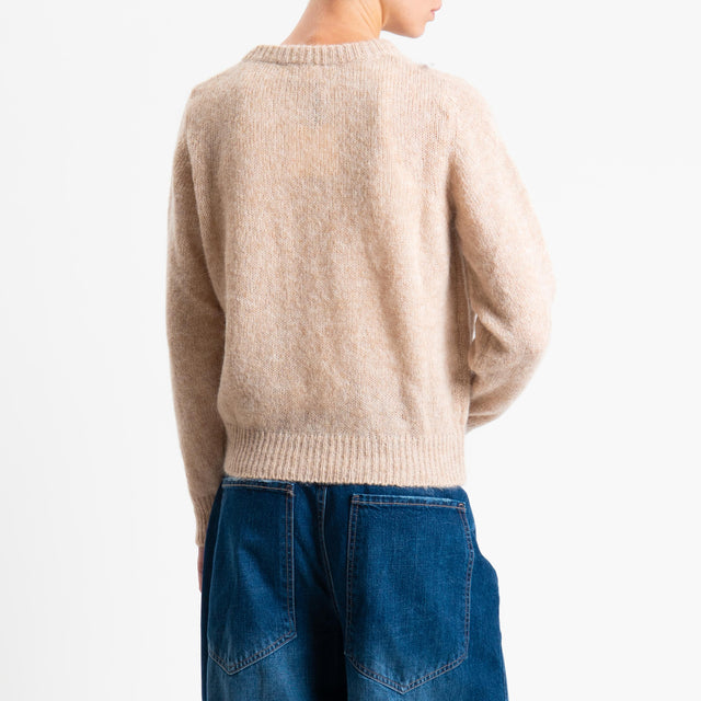 Vicolo-Cardigan rebecchina misto alpaca - beige