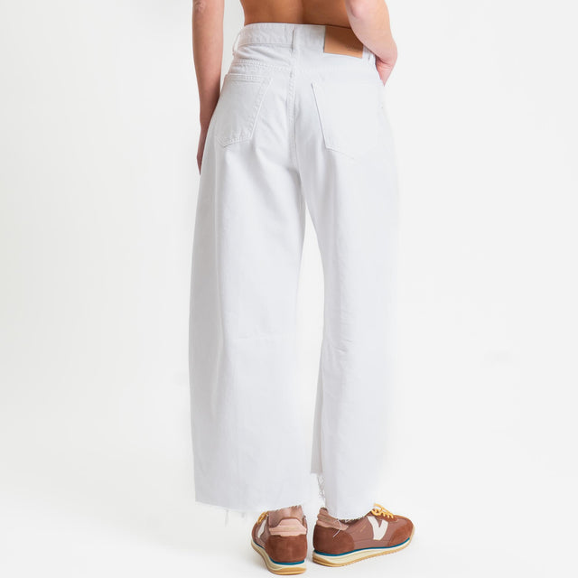 Vicolo- Jeans CECILE barrel fit con rotture - off white