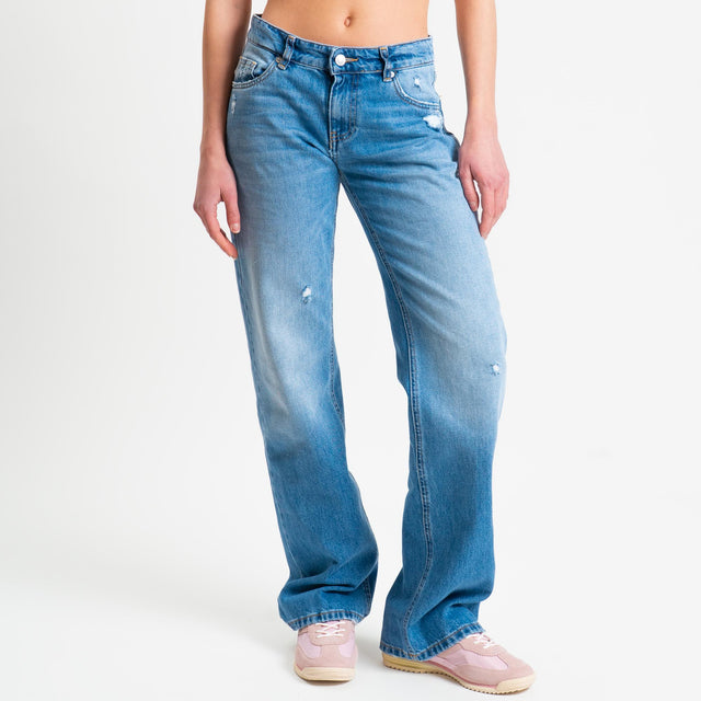 Vicolo-Jeans BASMA straight fit con rotture - denim