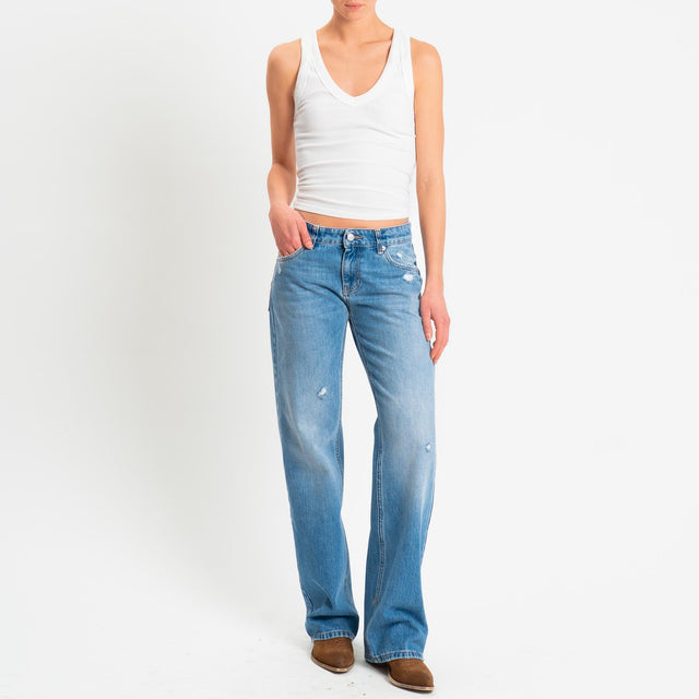 Vicolo-Jeans BASMA straight fit con rotture - denim