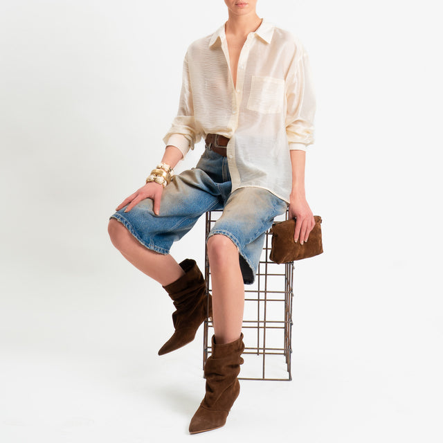 Vicolo-Bermuda jeans maltinto - denim