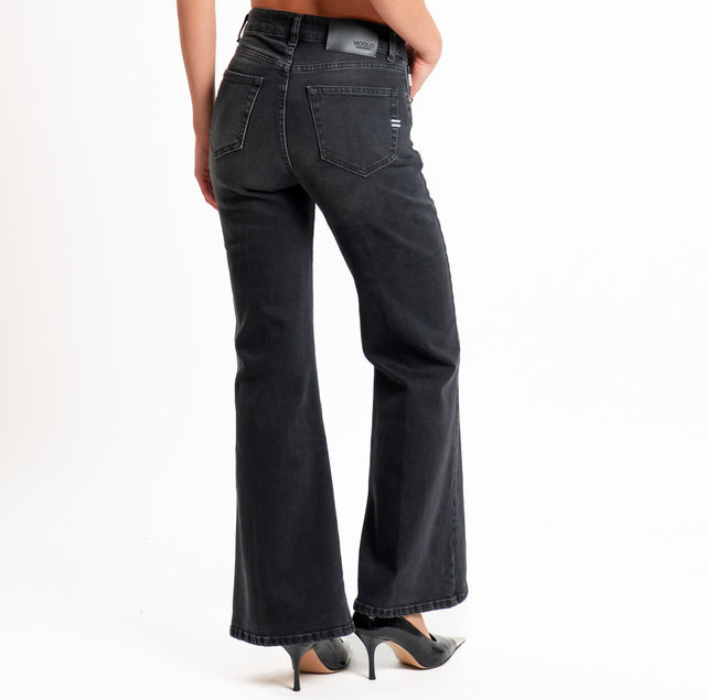 Vicolo-Jeans SHANTI flare fit - denim nero