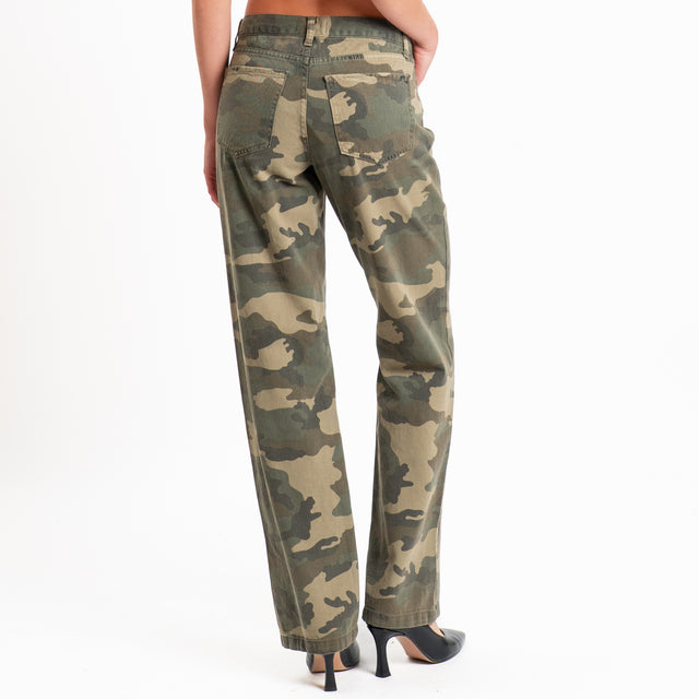Vicolo-Pantalone camouflage 5 tasche - militare/moro