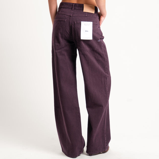 Vicolo-Jeans MIA fit wide leg - prugna