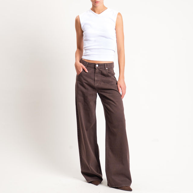 Vicolo-Jeans MIA fit wide leg - cioccolato