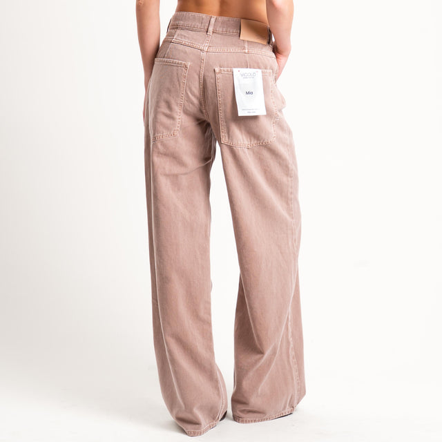 Vicolo-Jeans MIA fit wide leg - nocciola