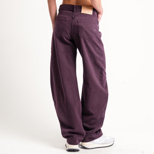 Vicolo-Jeans DENISE wide leg fit - prugna
