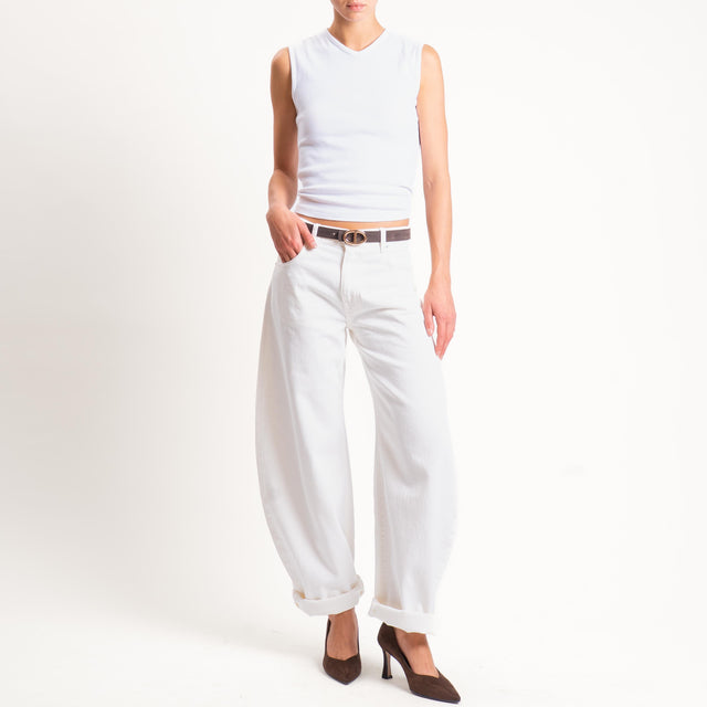 Vicolo-Jeans DENISE wide leg fit - latte